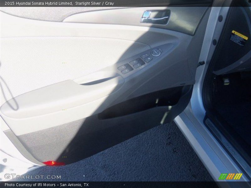 Starlight Silver / Gray 2015 Hyundai Sonata Hybrid Limited