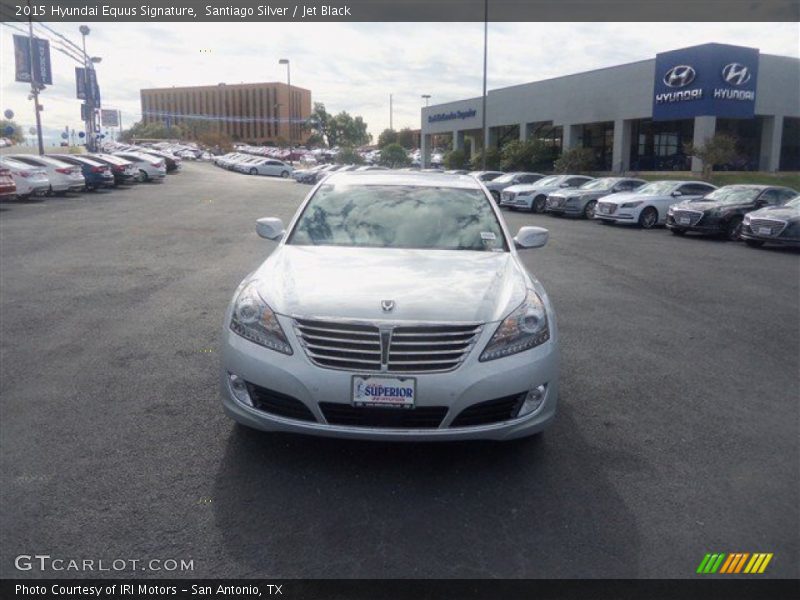 Santiago Silver / Jet Black 2015 Hyundai Equus Signature