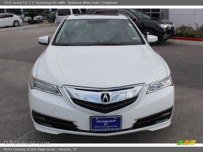 Bellanova White Pearl / Graystone 2015 Acura TLX 3.5 Technology SH-AWD