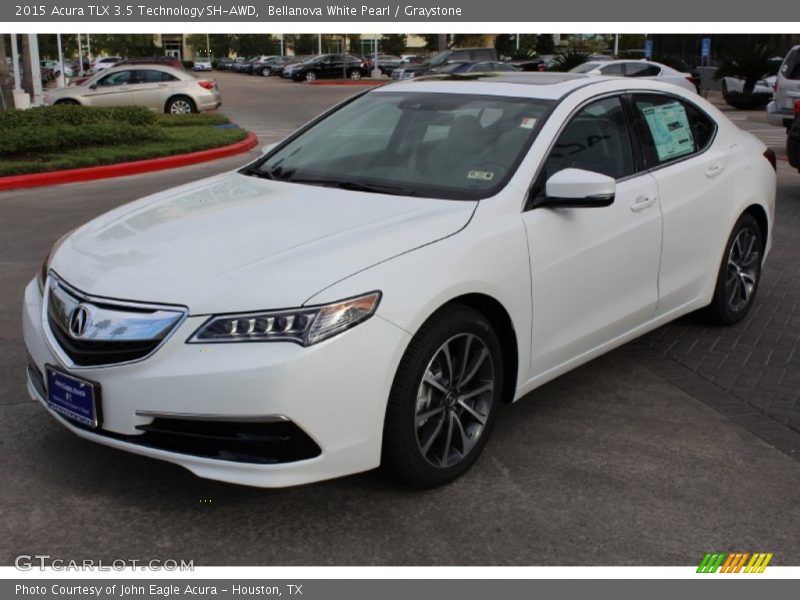 Bellanova White Pearl / Graystone 2015 Acura TLX 3.5 Technology SH-AWD