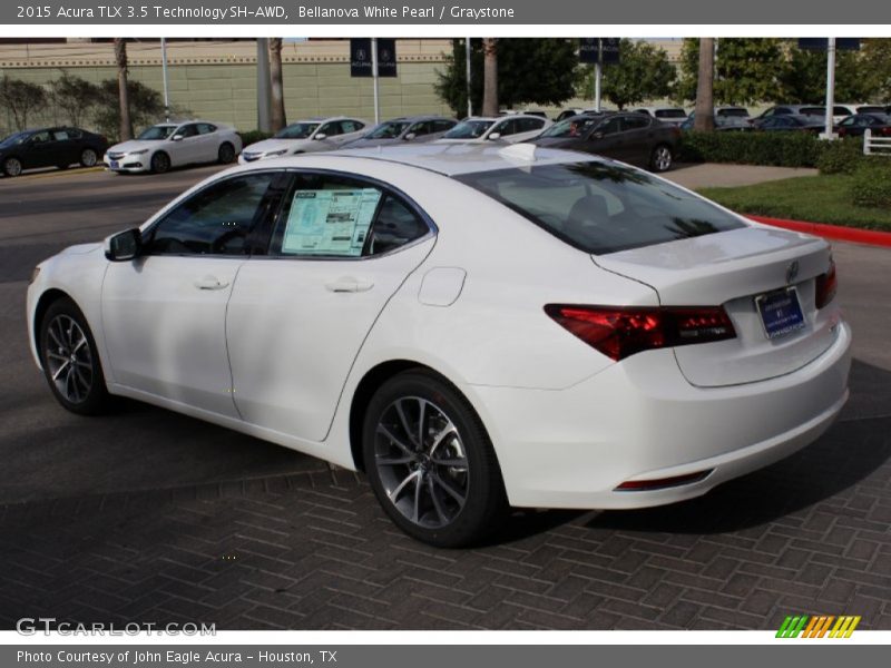 Bellanova White Pearl / Graystone 2015 Acura TLX 3.5 Technology SH-AWD