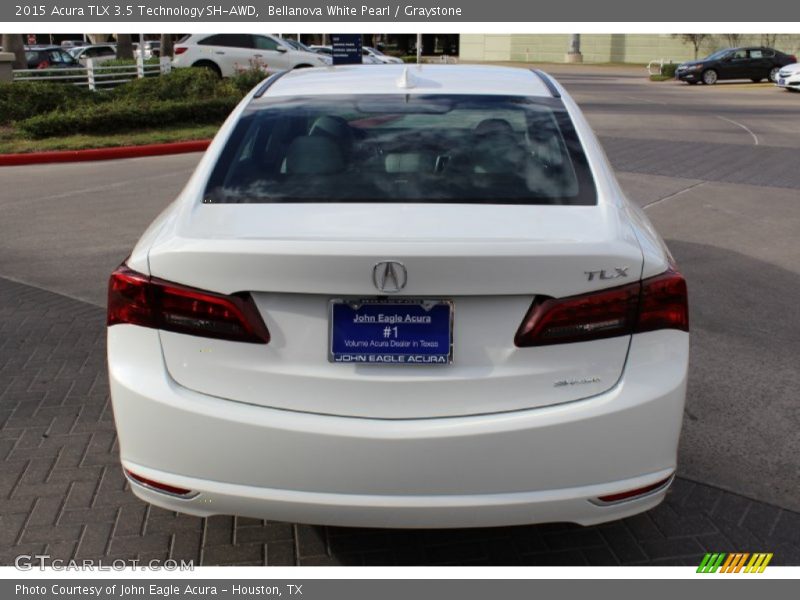 Bellanova White Pearl / Graystone 2015 Acura TLX 3.5 Technology SH-AWD