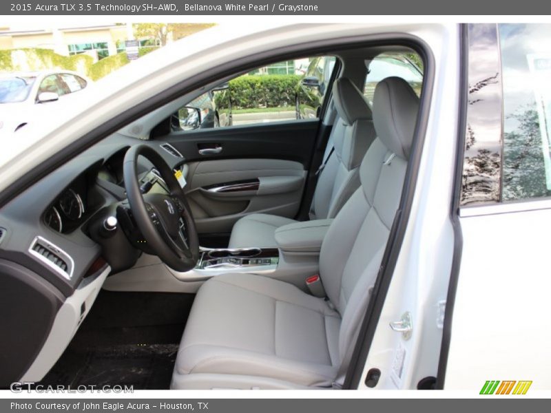 Bellanova White Pearl / Graystone 2015 Acura TLX 3.5 Technology SH-AWD