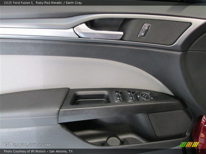 Ruby Red Metallic / Earth Gray 2015 Ford Fusion S