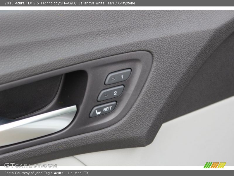 Bellanova White Pearl / Graystone 2015 Acura TLX 3.5 Technology SH-AWD