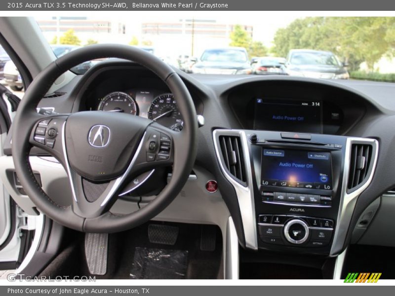 Bellanova White Pearl / Graystone 2015 Acura TLX 3.5 Technology SH-AWD