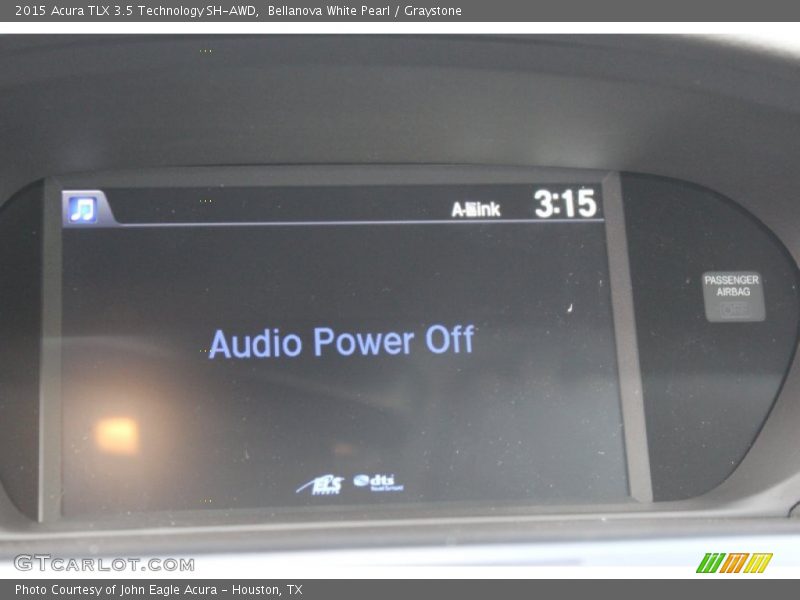 Bellanova White Pearl / Graystone 2015 Acura TLX 3.5 Technology SH-AWD