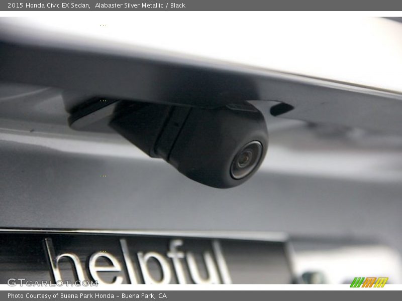 Alabaster Silver Metallic / Black 2015 Honda Civic EX Sedan