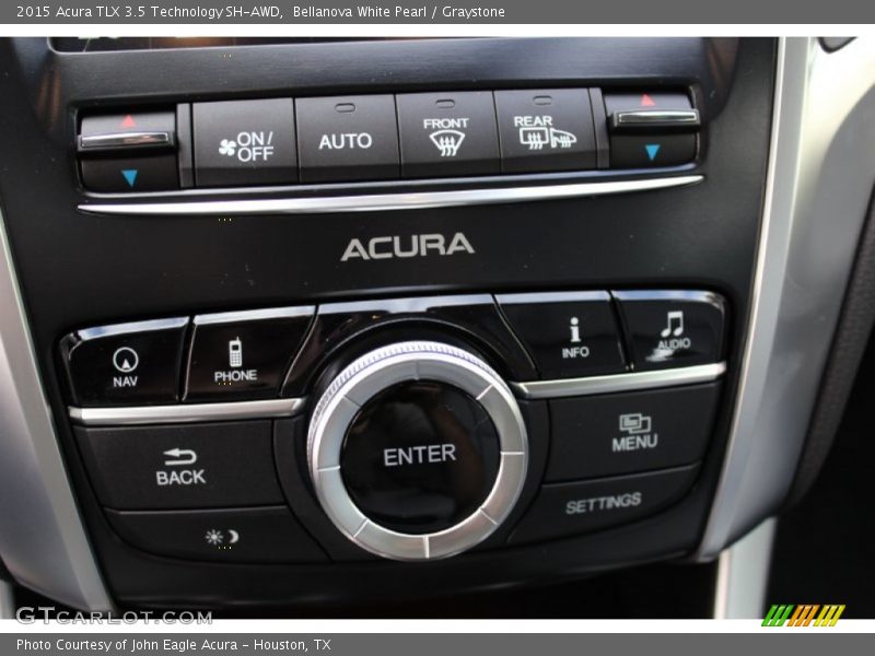 Bellanova White Pearl / Graystone 2015 Acura TLX 3.5 Technology SH-AWD