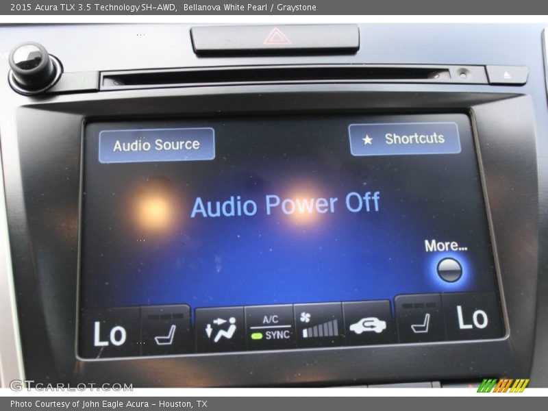 Bellanova White Pearl / Graystone 2015 Acura TLX 3.5 Technology SH-AWD
