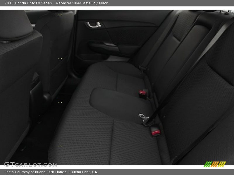 Alabaster Silver Metallic / Black 2015 Honda Civic EX Sedan