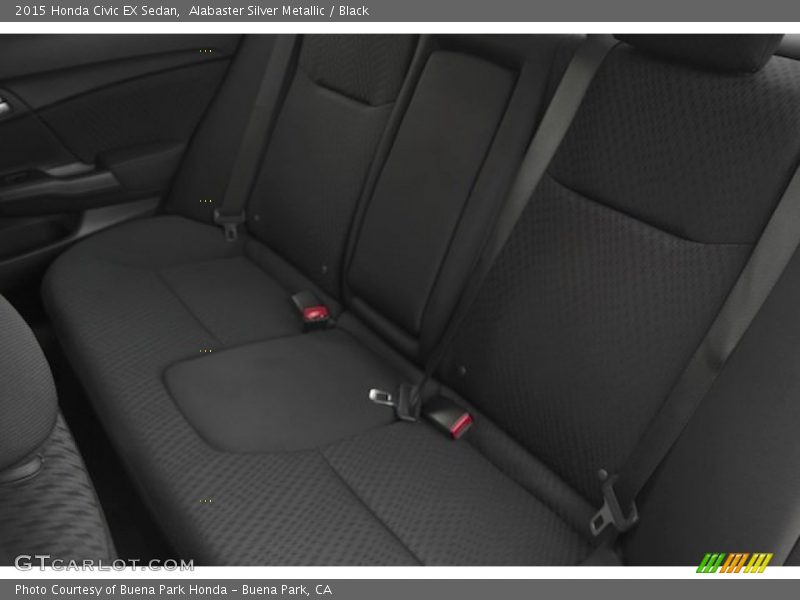 Alabaster Silver Metallic / Black 2015 Honda Civic EX Sedan