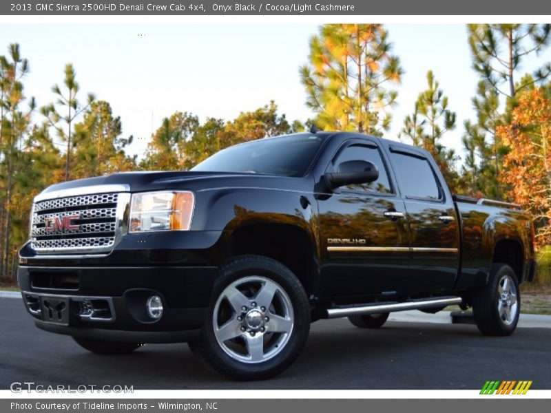 Onyx Black / Cocoa/Light Cashmere 2013 GMC Sierra 2500HD Denali Crew Cab 4x4