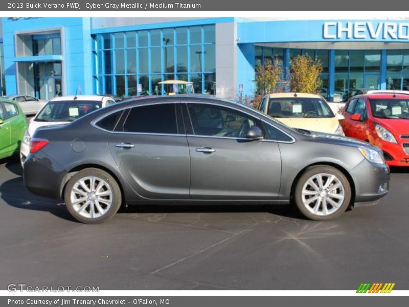 Cyber Gray Metallic / Medium Titanium 2013 Buick Verano FWD