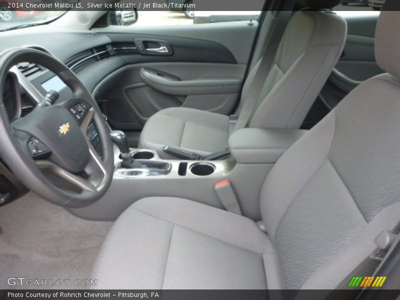 Front Seat of 2014 Malibu LS