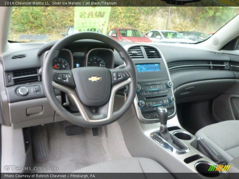 Jet Black/Titanium Interior - 2014 Malibu LS 