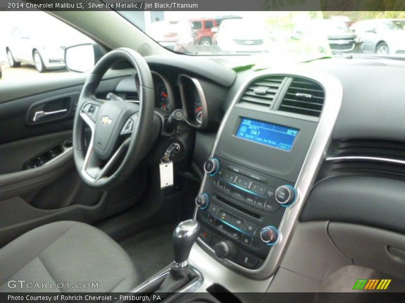 Silver Ice Metallic / Jet Black/Titanium 2014 Chevrolet Malibu LS