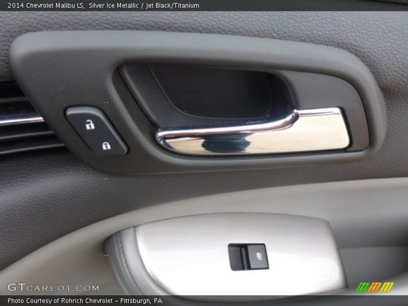 Silver Ice Metallic / Jet Black/Titanium 2014 Chevrolet Malibu LS