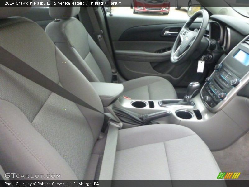 Silver Ice Metallic / Jet Black/Titanium 2014 Chevrolet Malibu LS