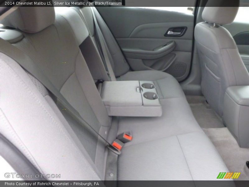 Silver Ice Metallic / Jet Black/Titanium 2014 Chevrolet Malibu LS