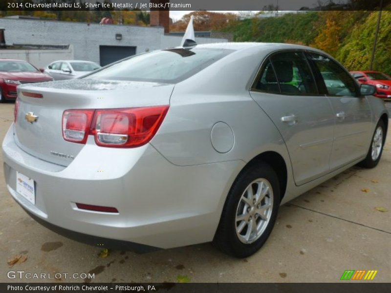 Silver Ice Metallic / Jet Black/Titanium 2014 Chevrolet Malibu LS