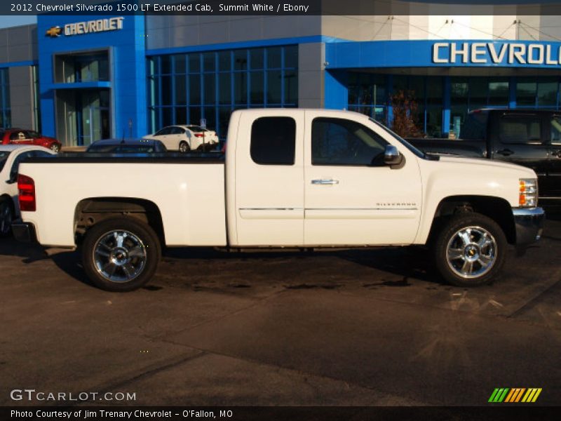 Summit White / Ebony 2012 Chevrolet Silverado 1500 LT Extended Cab