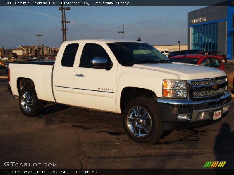 Summit White / Ebony 2012 Chevrolet Silverado 1500 LT Extended Cab