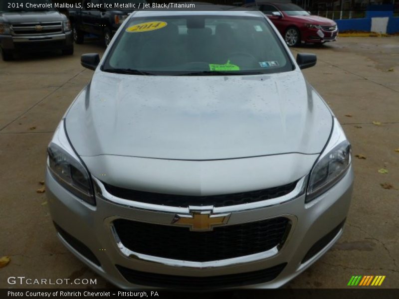 Silver Ice Metallic / Jet Black/Titanium 2014 Chevrolet Malibu LS