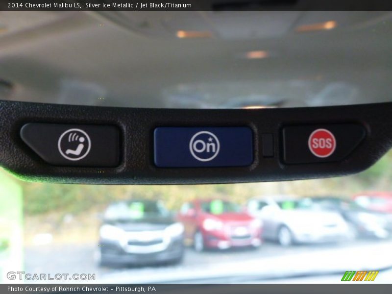 Silver Ice Metallic / Jet Black/Titanium 2014 Chevrolet Malibu LS