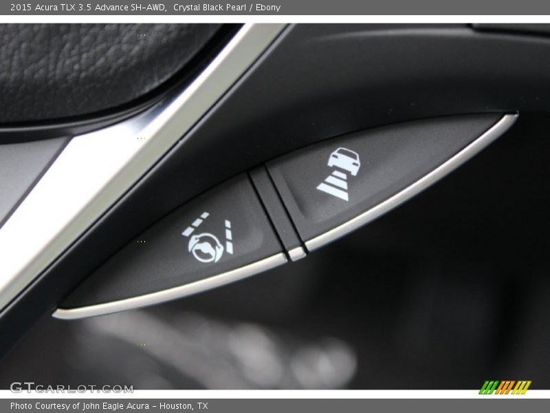 Crystal Black Pearl / Ebony 2015 Acura TLX 3.5 Advance SH-AWD