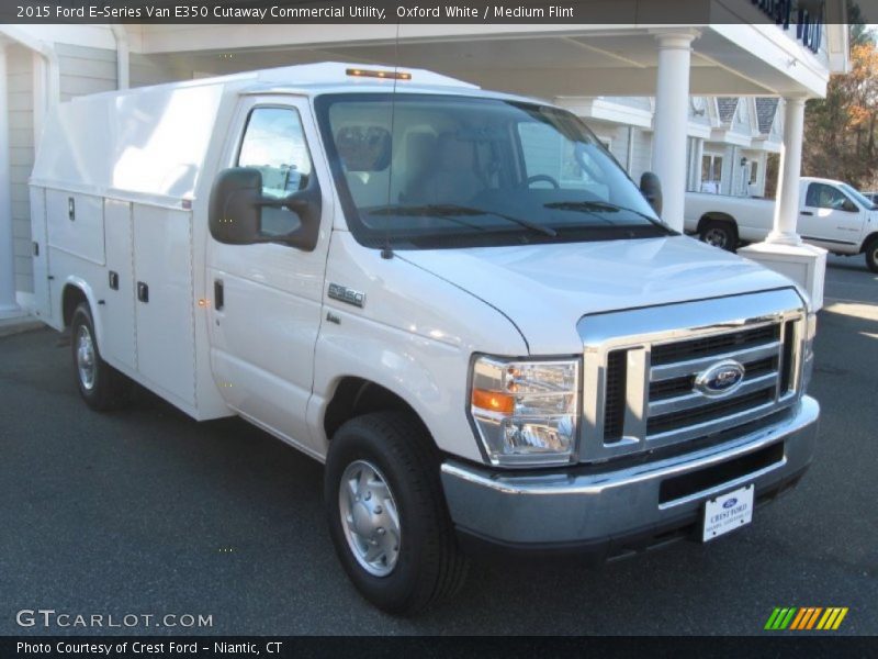 Oxford White / Medium Flint 2015 Ford E-Series Van E350 Cutaway Commercial Utility