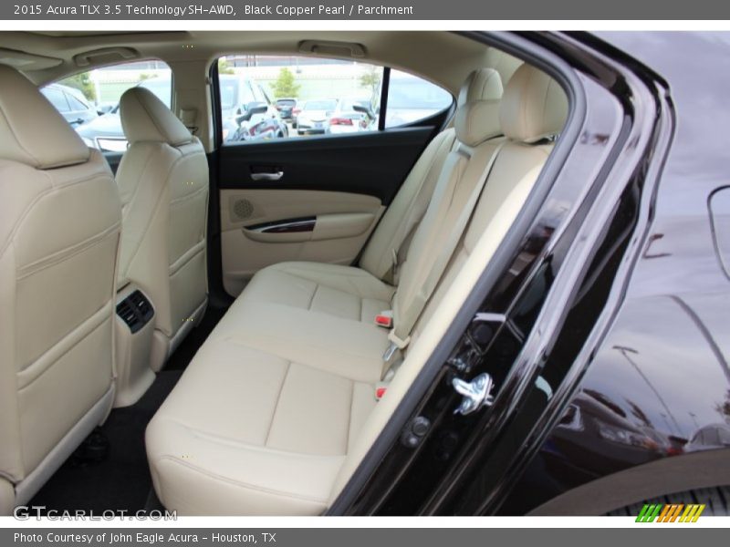 Rear Seat of 2015 TLX 3.5 Technology SH-AWD