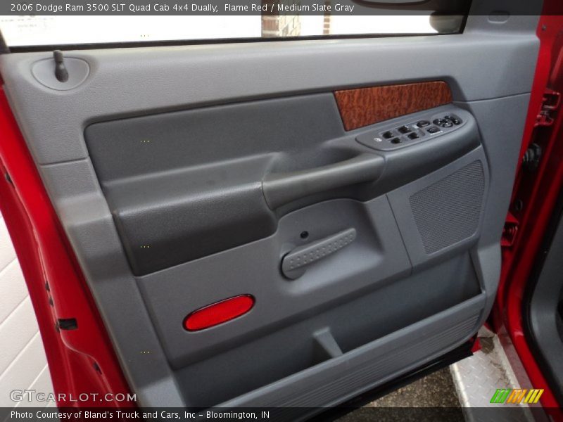 Flame Red / Medium Slate Gray 2006 Dodge Ram 3500 SLT Quad Cab 4x4 Dually