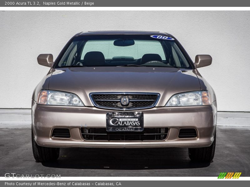 Naples Gold Metallic / Beige 2000 Acura TL 3.2