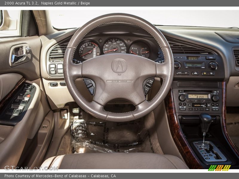 Naples Gold Metallic / Beige 2000 Acura TL 3.2