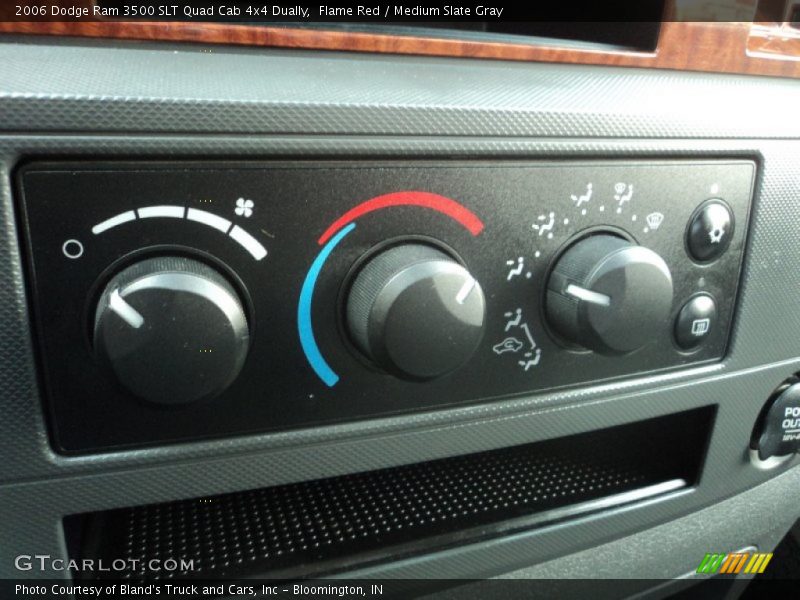 Flame Red / Medium Slate Gray 2006 Dodge Ram 3500 SLT Quad Cab 4x4 Dually