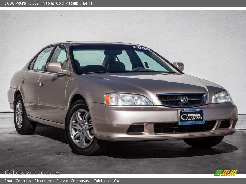 Naples Gold Metallic / Beige 2000 Acura TL 3.2