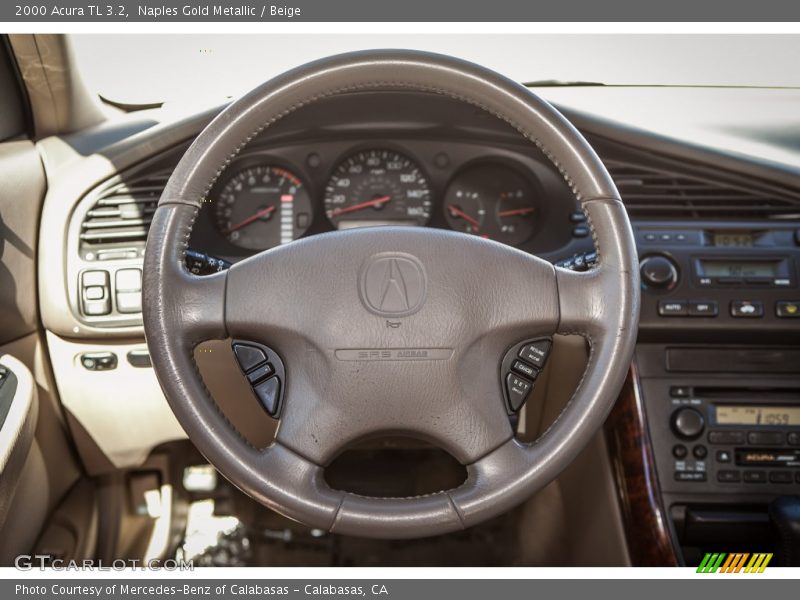 Naples Gold Metallic / Beige 2000 Acura TL 3.2
