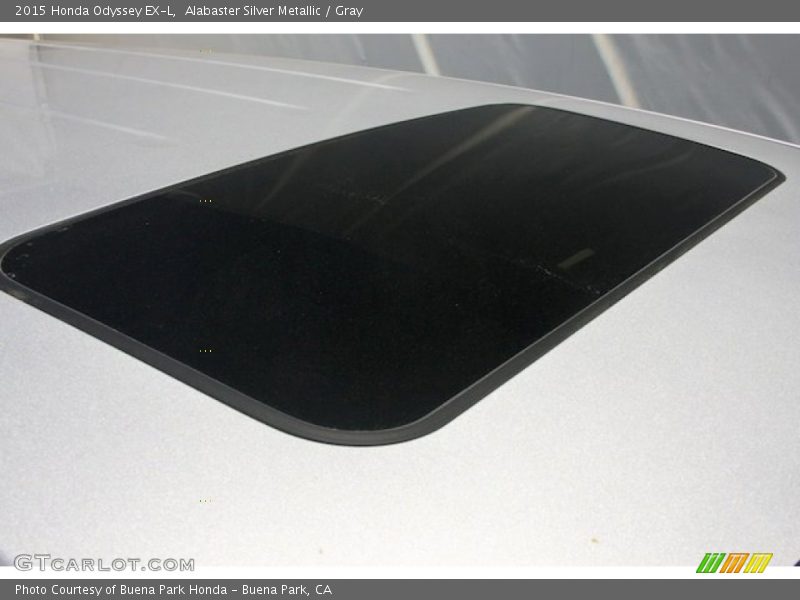 Alabaster Silver Metallic / Gray 2015 Honda Odyssey EX-L