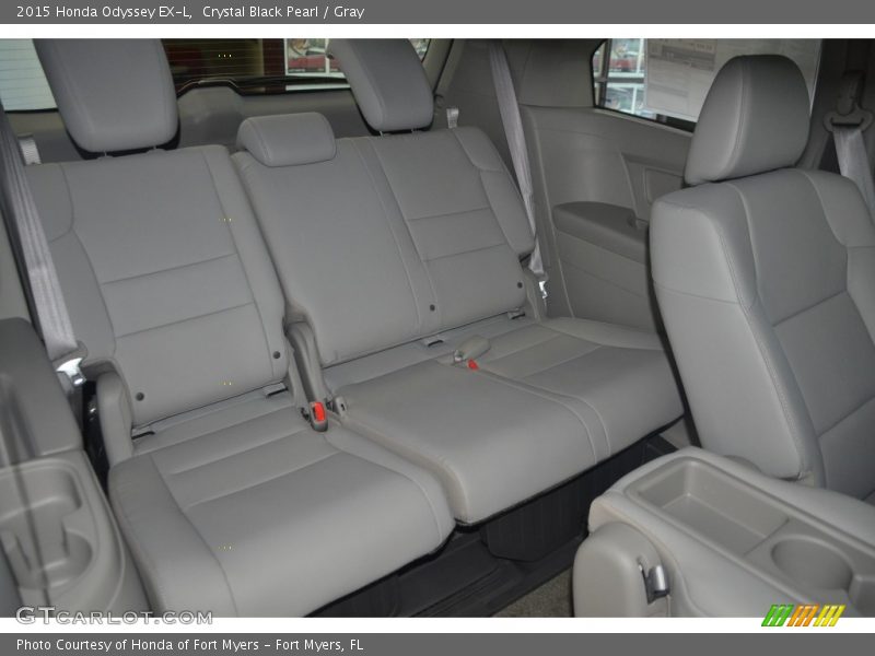 Crystal Black Pearl / Gray 2015 Honda Odyssey EX-L