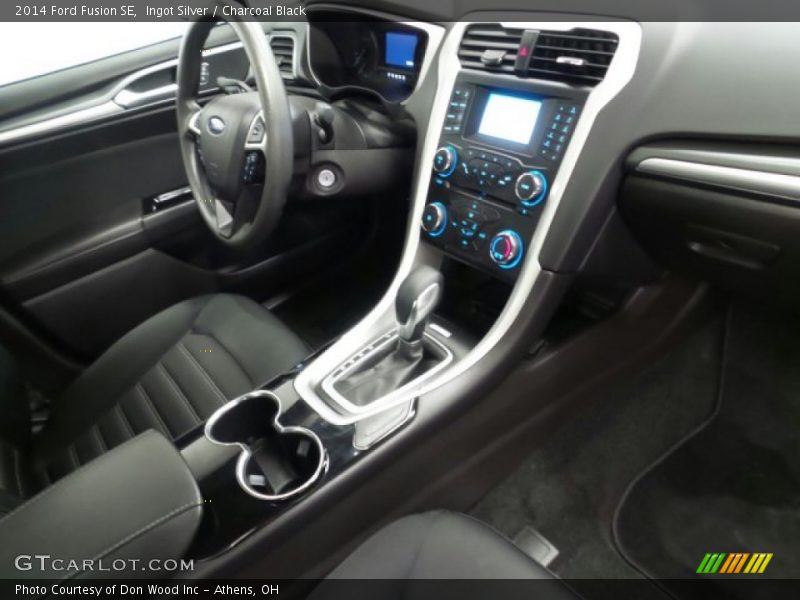 Ingot Silver / Charcoal Black 2014 Ford Fusion SE