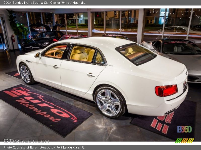 Glacier White / Magnolia 2014 Bentley Flying Spur W12