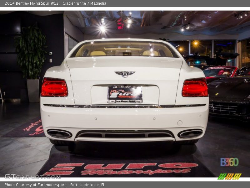 Glacier White / Magnolia 2014 Bentley Flying Spur W12