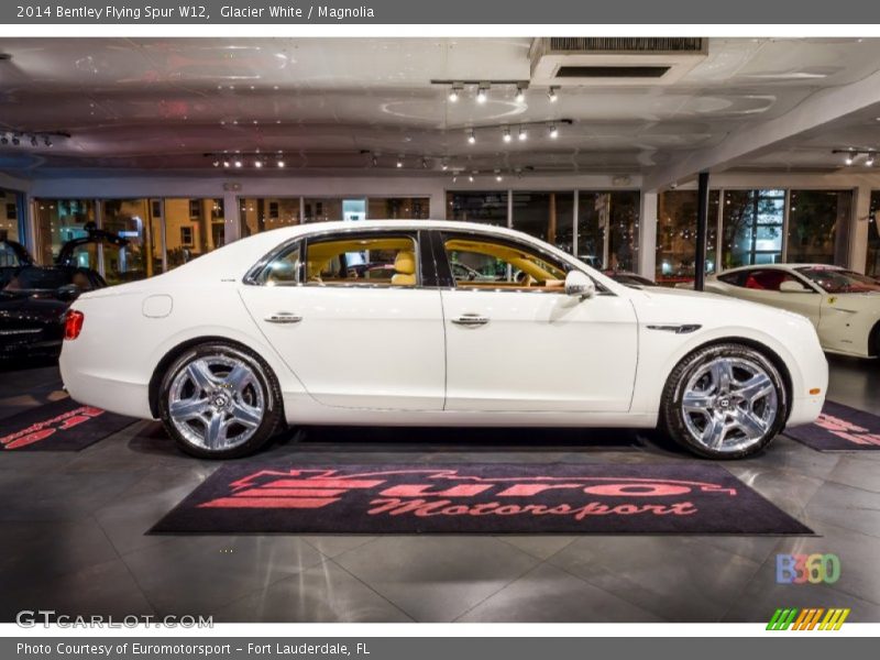 Glacier White / Magnolia 2014 Bentley Flying Spur W12