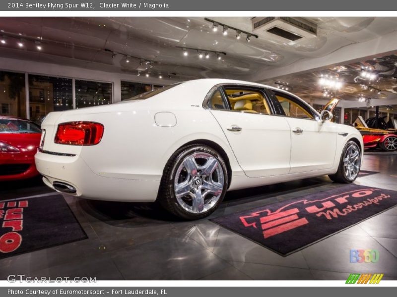 Glacier White / Magnolia 2014 Bentley Flying Spur W12