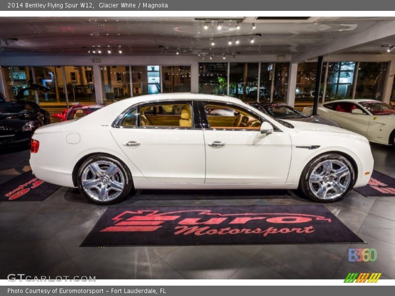 Glacier White / Magnolia 2014 Bentley Flying Spur W12