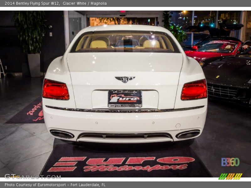 Glacier White / Magnolia 2014 Bentley Flying Spur W12