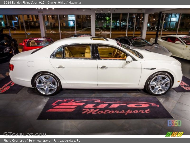 Glacier White / Magnolia 2014 Bentley Flying Spur W12
