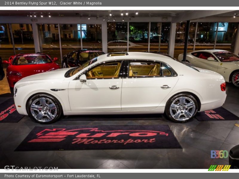 Glacier White / Magnolia 2014 Bentley Flying Spur W12