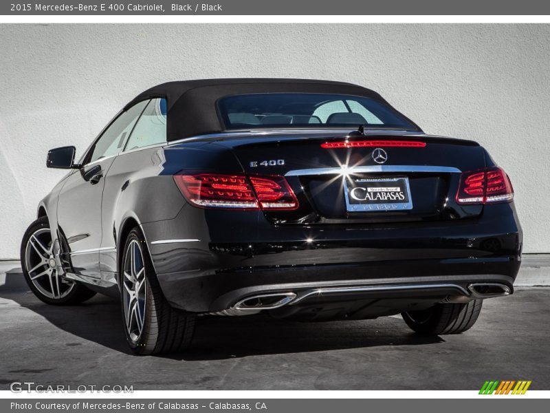 Black / Black 2015 Mercedes-Benz E 400 Cabriolet